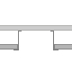 modulare Empfangstheke  Monitor Shelf x2