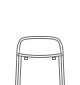 high stool AF01 492x900mm Height: Chair:900mm Seat:769mm