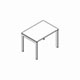 desk BOU49 1000x700mm
