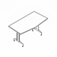 conference folding table FD02 1696x743mm