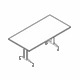 conference folding table FD03 1600x800mm