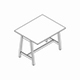 table haute PSM822 1215x1000mm H:900mm