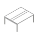 table de réunion SY28 1800x1410mm