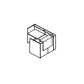 banque d'accueil TRA25 1648x1648mm