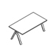 desk V01M 1800x1000mm