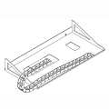 Cable tray with cable organiser - V34+V34S