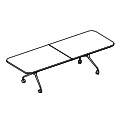 conference table Rectangular with rounded edges