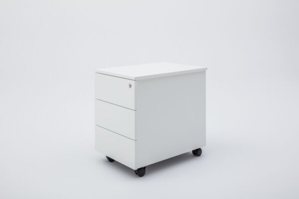 Basic mobile pedestal handleless