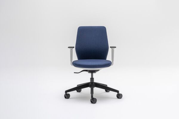 Evo office chair upholstered back