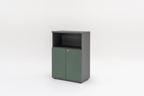 Color half bookcase