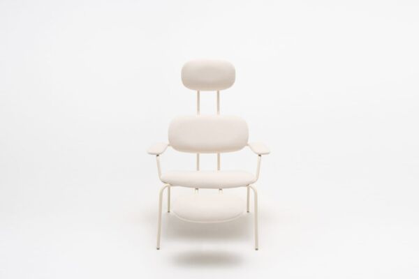 New School Lounge armchair with headrest