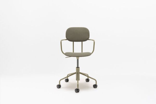 New School upholstered chair with height adjustment