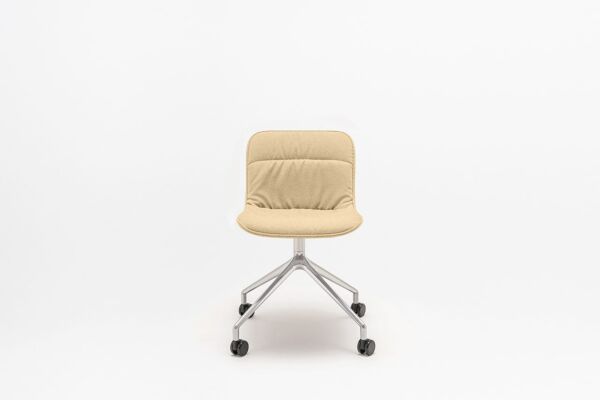 Baltic 2 Soft Duo chair polished aluminium base