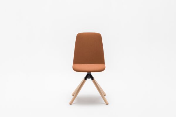 Ulti sedia con base in legno