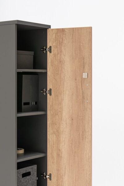 Armoire de bureau avec portes décor bois - MDD Armoires MDD