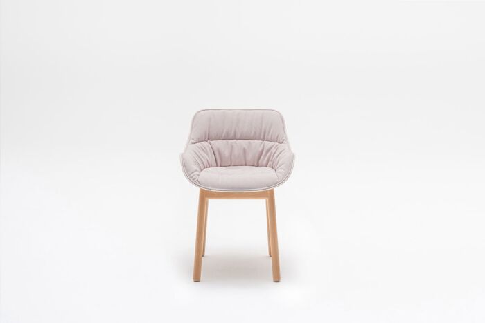 Baltic Soft Duo - chair with wooden base