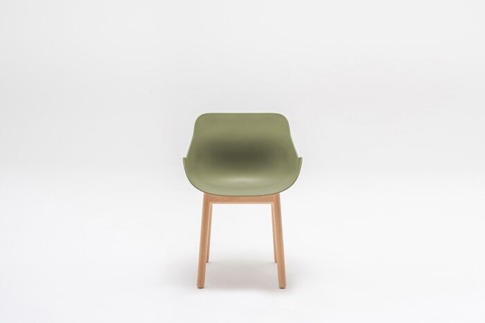 Baltic Basic - chaise avec pietement bois