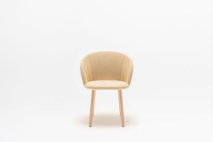 Grace - silla con base de madera