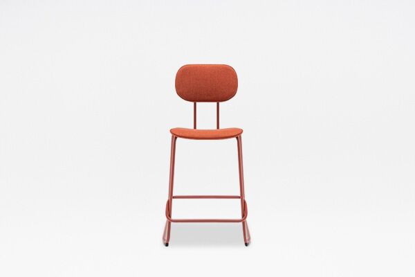 New School - upholstered high stool 
