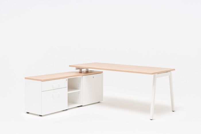 Ogi M - Schreibtisch mit Schrank 