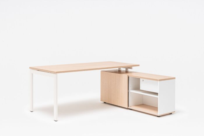 Ogi U - Schreibtisch mit Schrank 