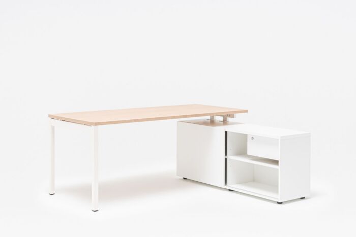 Ogi Y - Schreibtisch mit Schrank 
