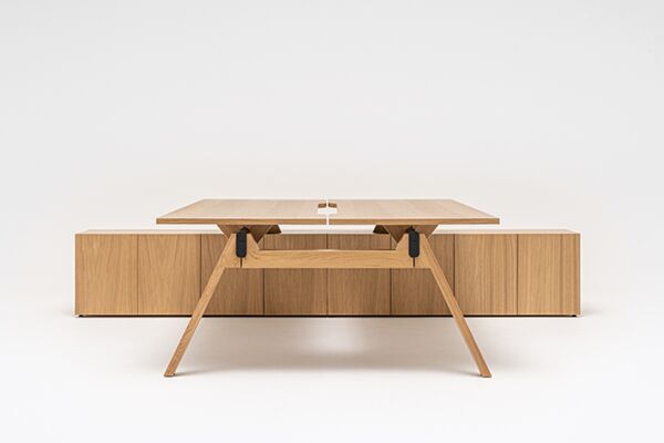 Viga - bench desk with storage