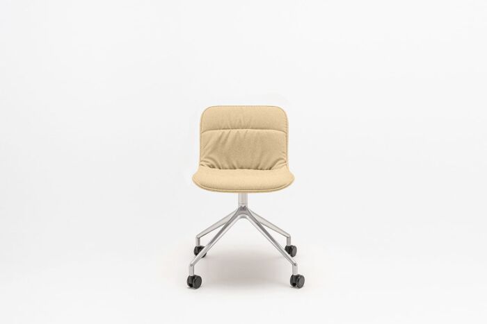 Baltic 2 Soft Duo - Stuhl mit poliertem Aluminiumgestell