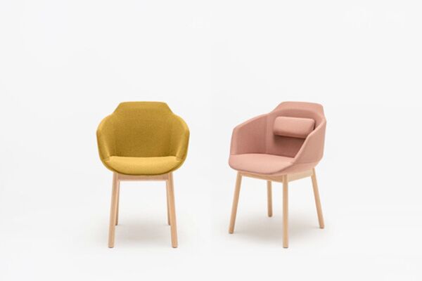 Ultra - chair with wooden base