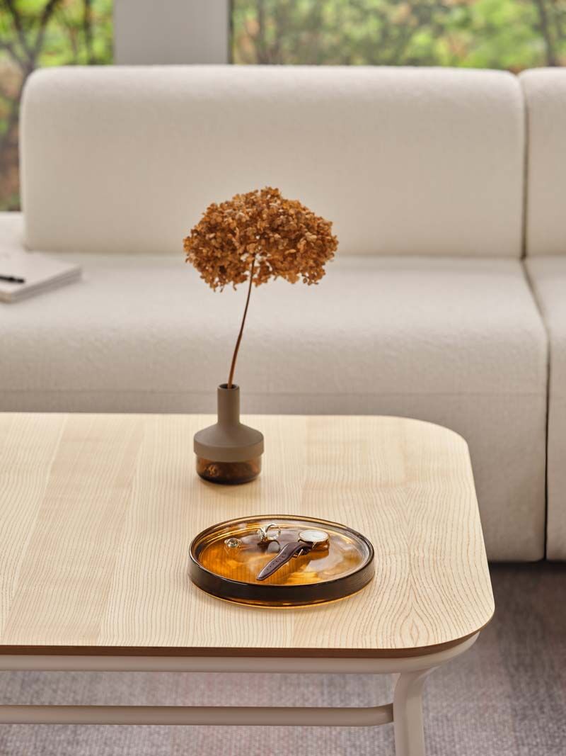 Grace glass sales coffee table