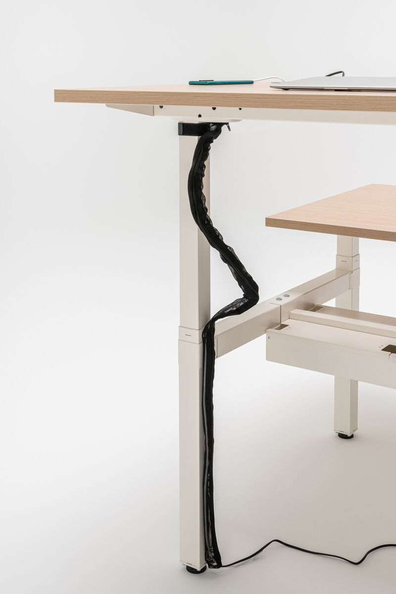 Duronic Under Desk Cable Management CMH1, Cable Duct for Computer Desk