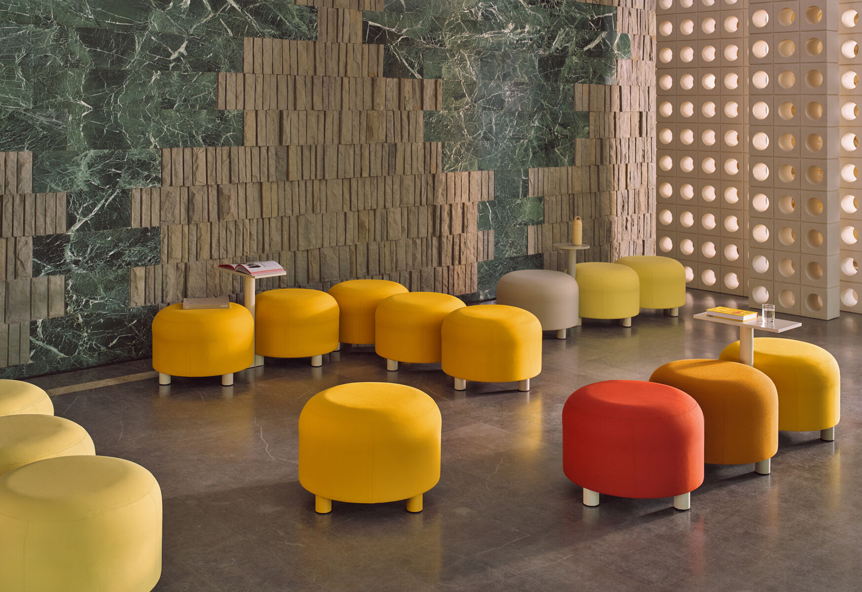 modular pouf system Dots