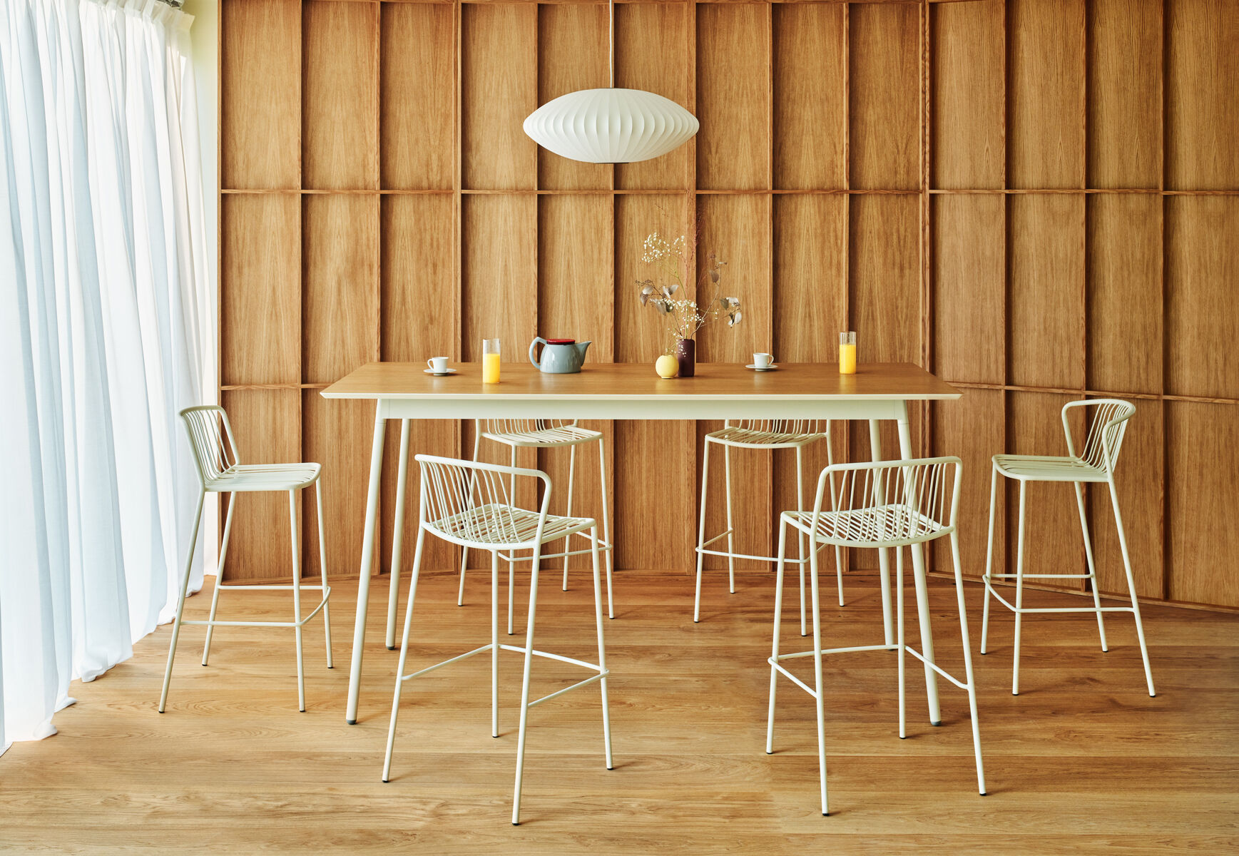 high stool, set of 2 Bris