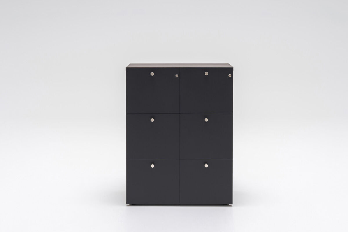 MOB-02 Cajonera Negra - Lockerplus