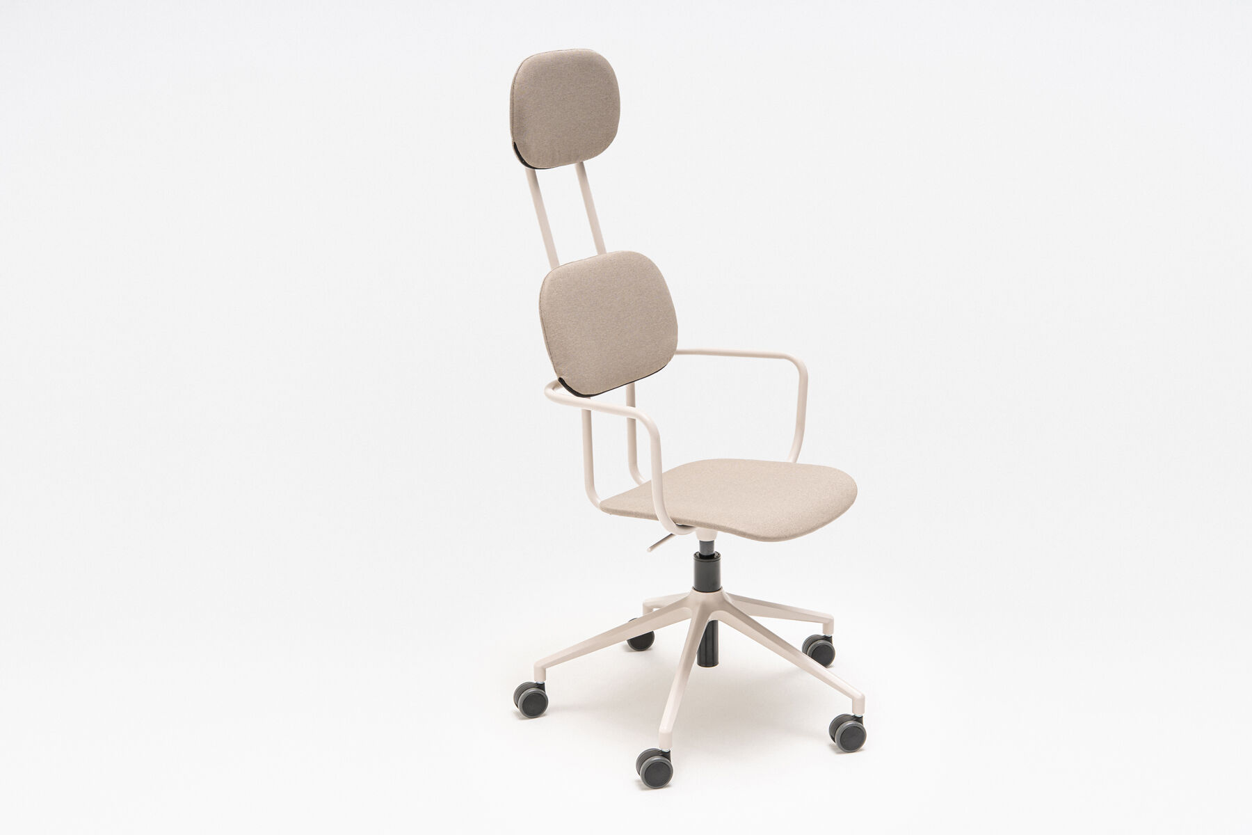 upholstered chair with headrest with height adjustment New School