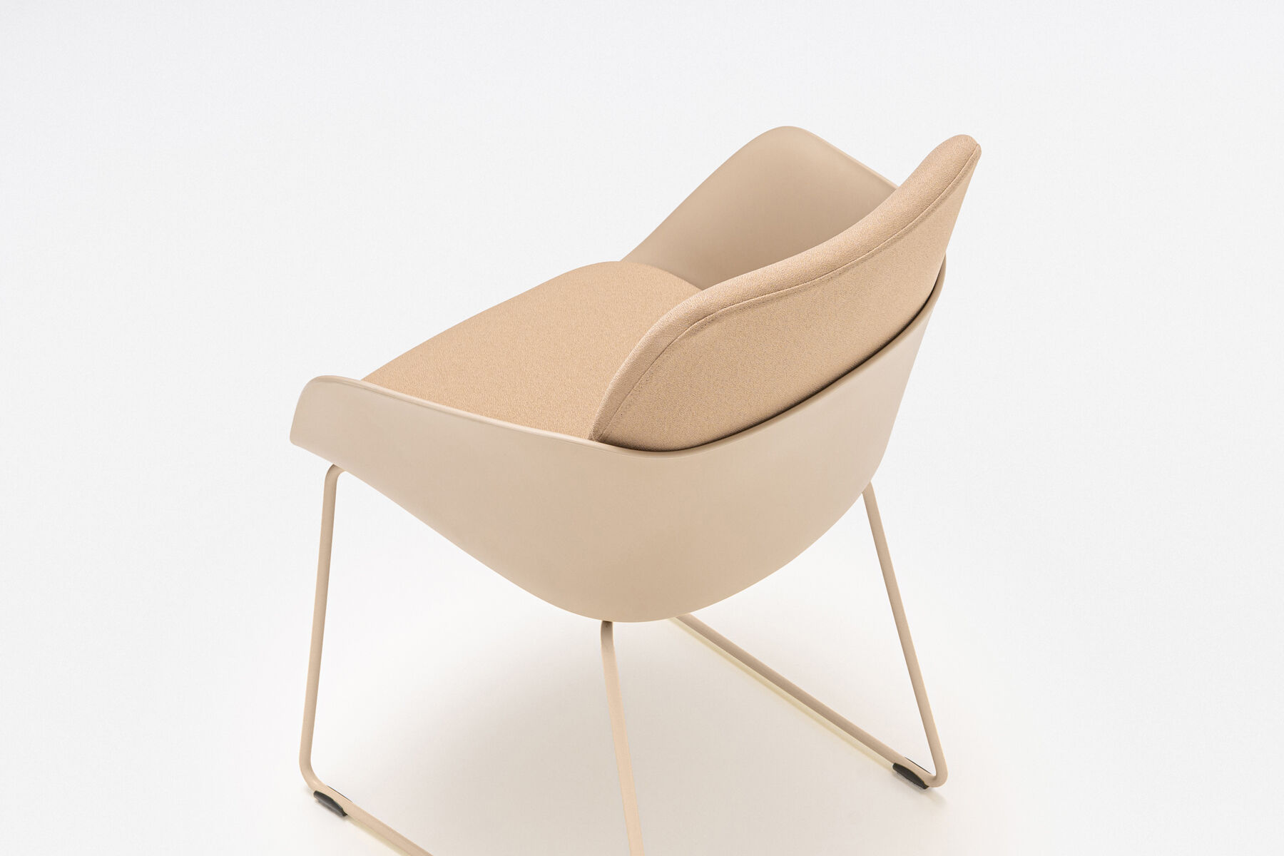 chair with a sled base Senda