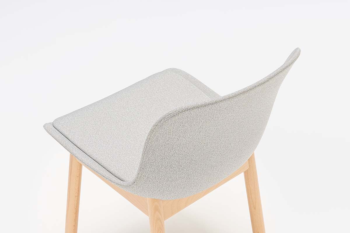 chair with wooden base Baltic 2 Classic