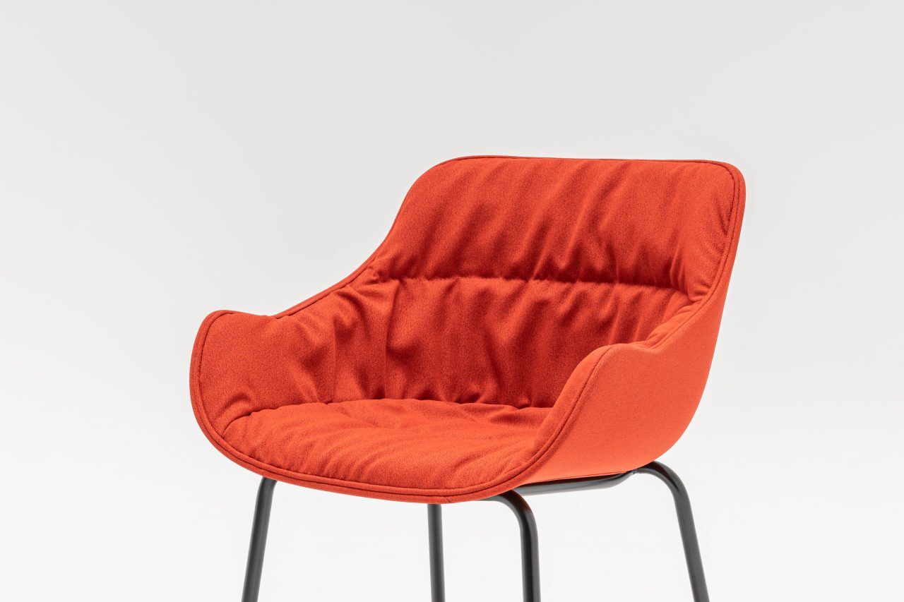 silla con base de cuatro patas Baltic Soft Duo