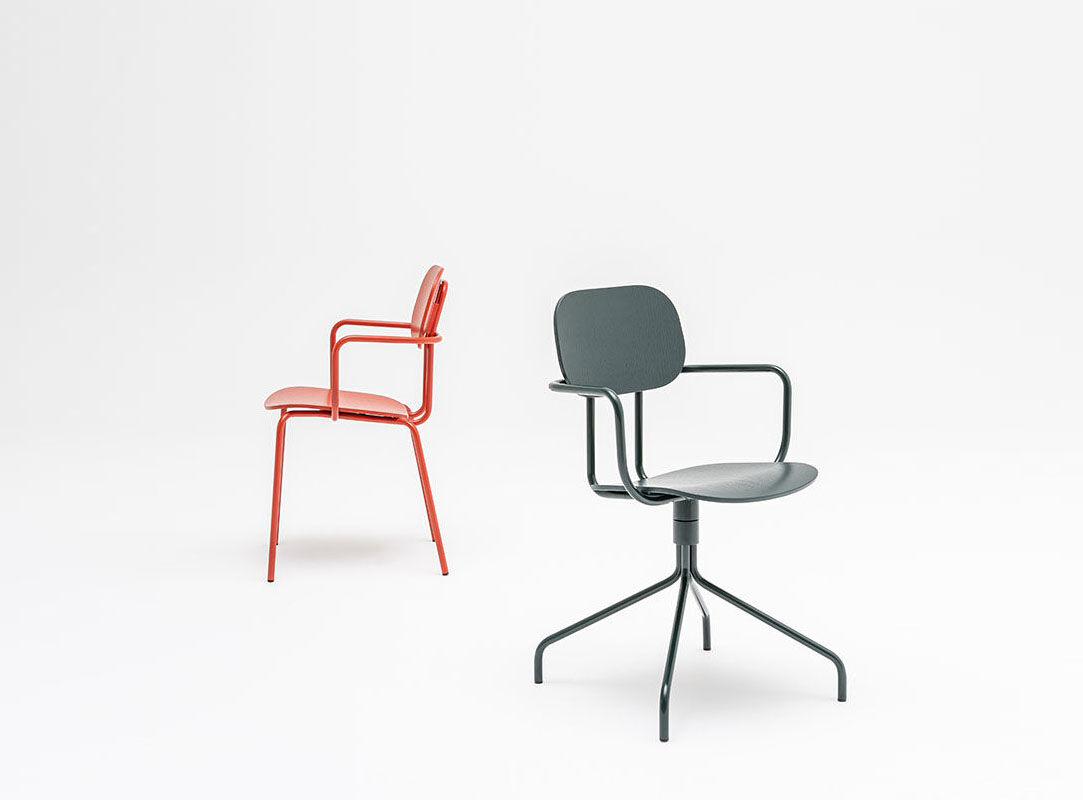 plywood chair swivel base New School