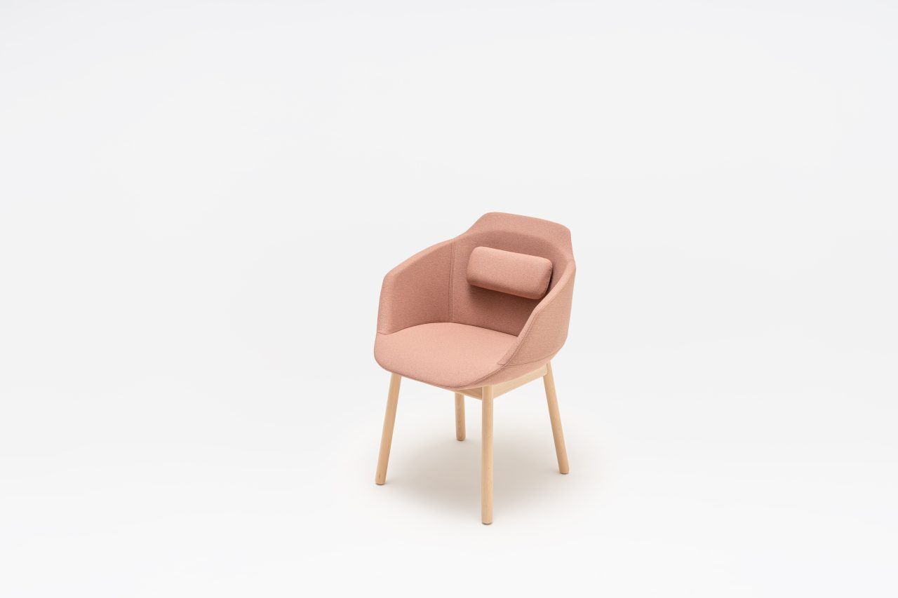 chair with wooden base Ultra