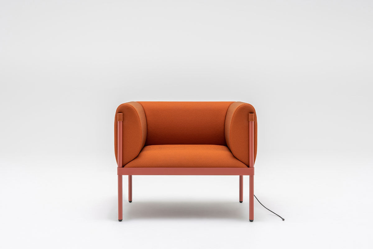 sillón con respaldo bajo Stilt