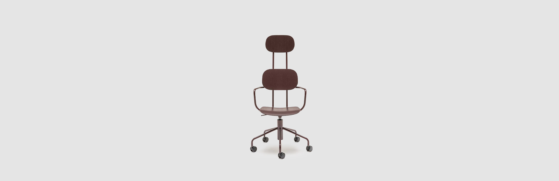 plywood chair with headrest with height adjustment New School