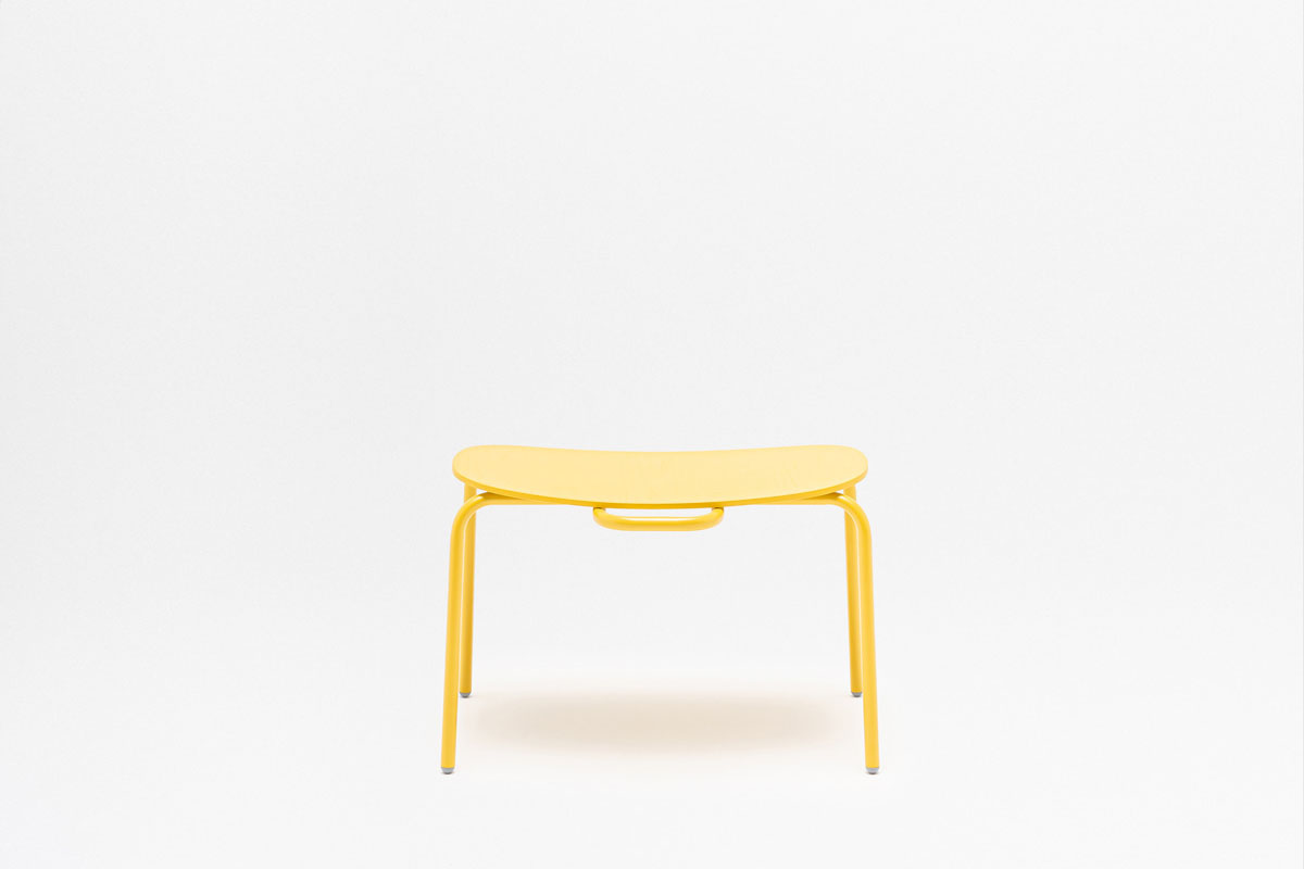 New School Lounge poggiapiedi in legno  multistrato