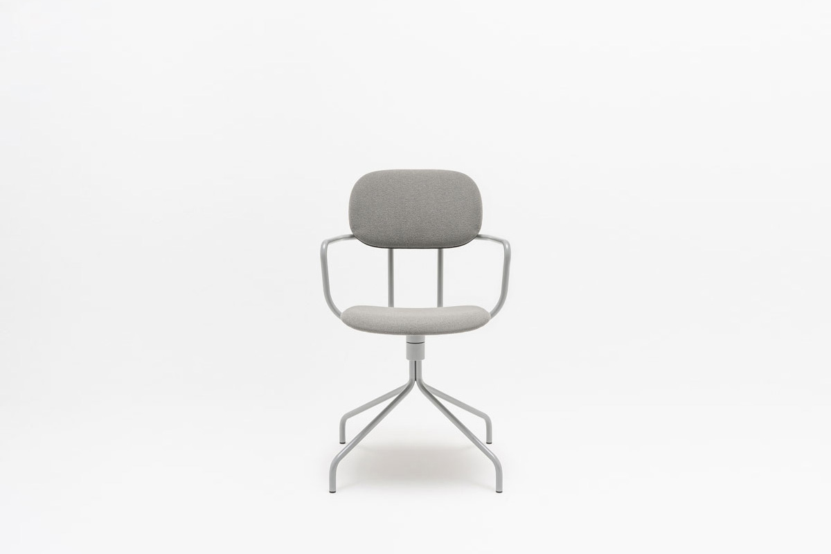 New School sedia imbottita con base girevole