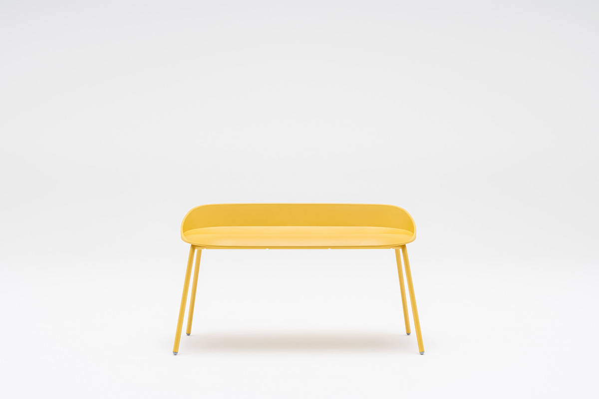 Team panca bassa in plastica