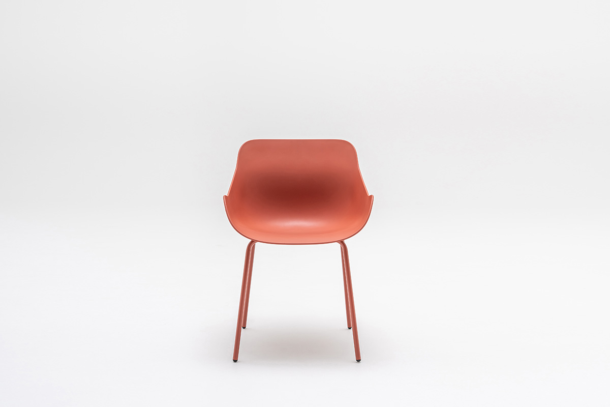 Baltic Basic sedia con base a 4 gambe