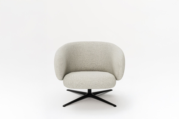 Grace 2 armchair swivel base