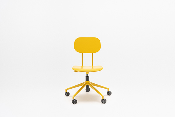 New School plywood chair with height adjustment
