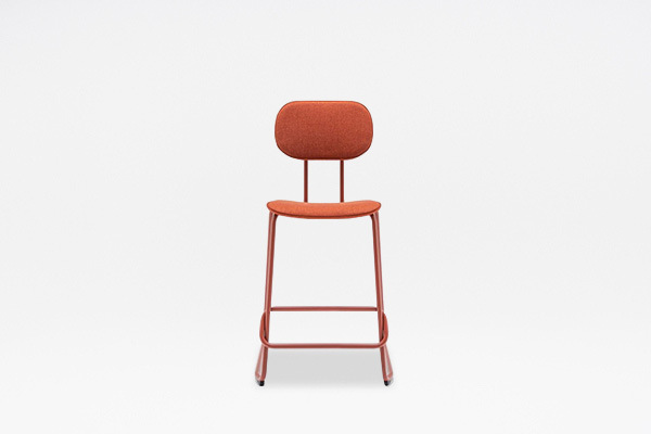 New School upholstered high stool 