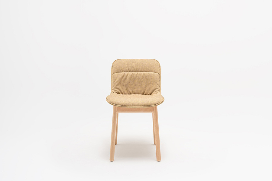 Baltic 2 Soft Duo chair with wooden base